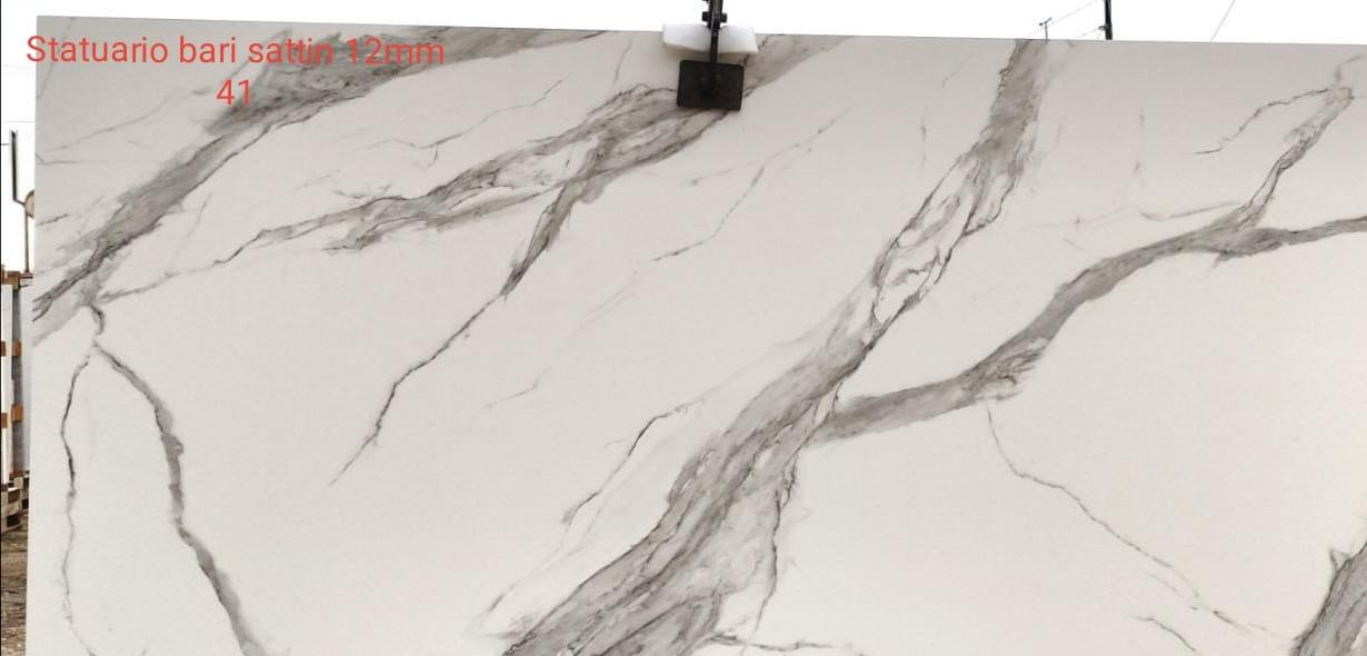 Statuario Bari sattin 12 mm